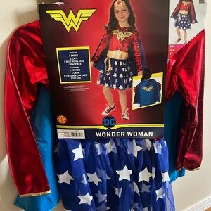 DC Wonder Woman Kids Costume - Red, Blue, and Gold